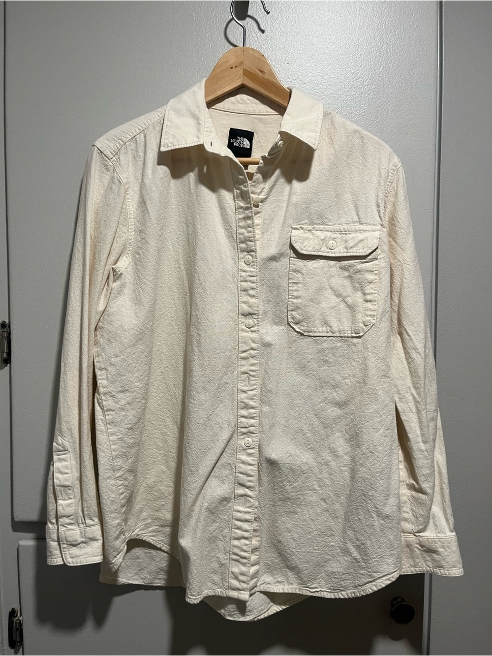 The North Face Women's Cream Collared Button Shirt